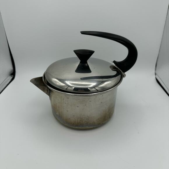 Mid Century Farberware Stainless Steel Tea Kettle Model 762 - Picture 1 of 7